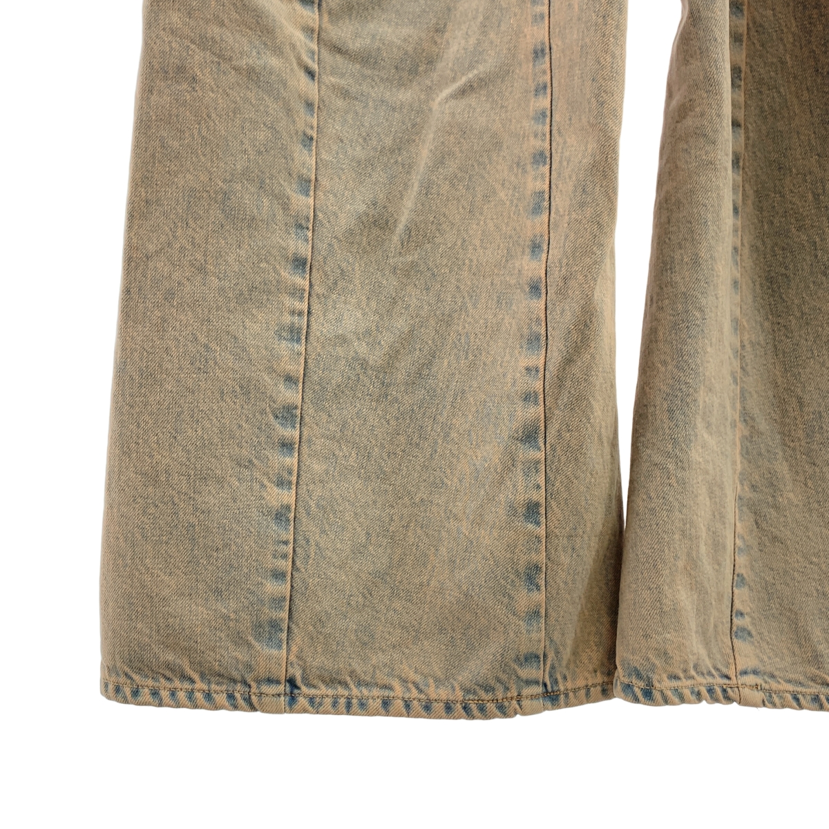 Chika Kisada / チカキサダ ロゴチャーム ブーツカット フレア ワイド デニムパンツ