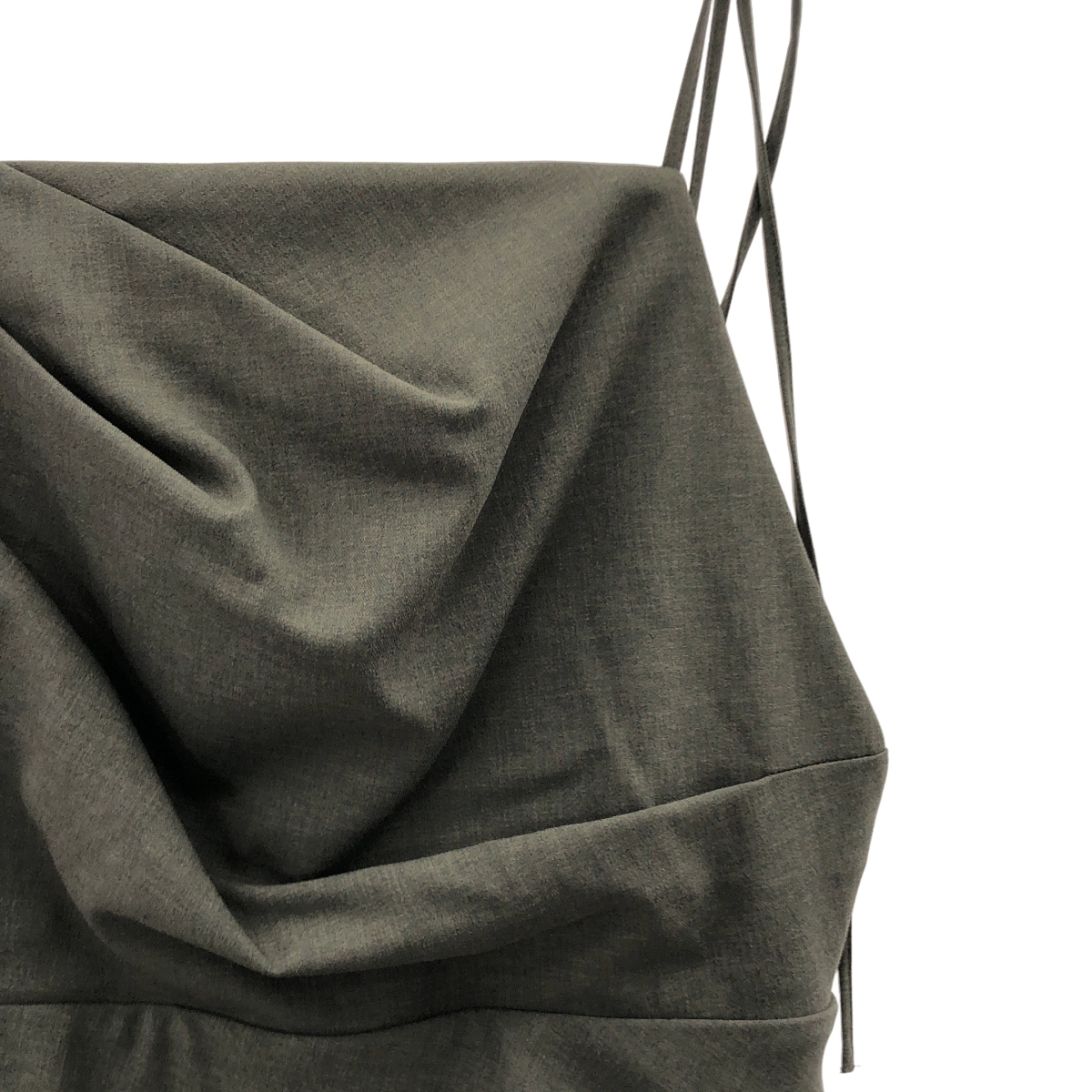 その他 sustainable / ドレープデザイン スリット キャミ ワンピース