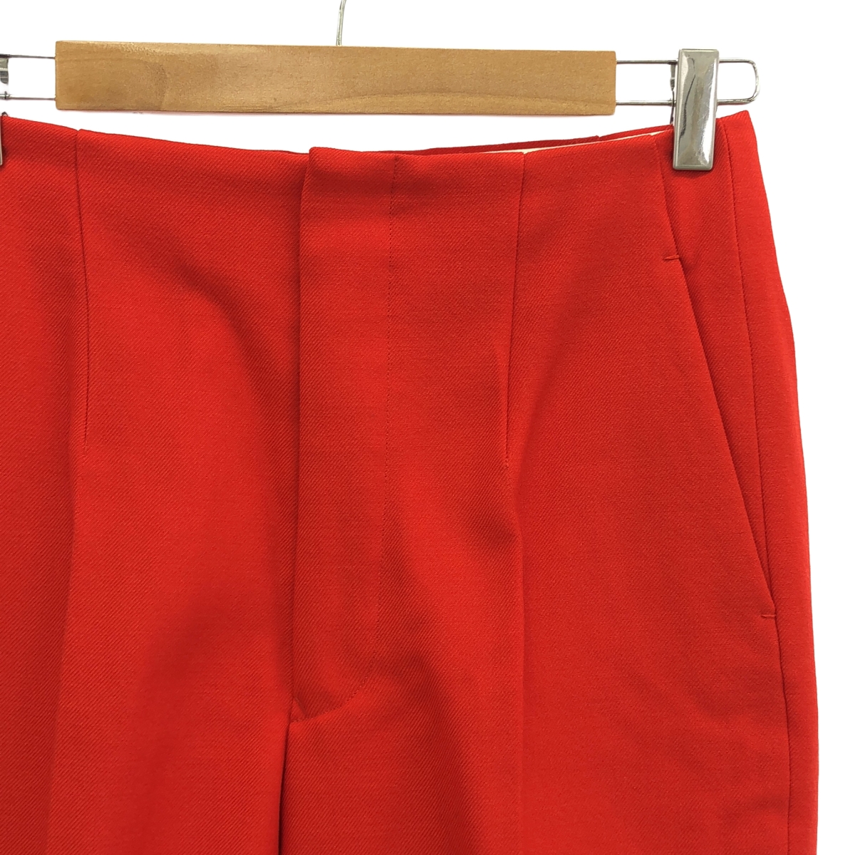 Drawer / ドゥロワー ウール ギャバ センタープレス パンツ