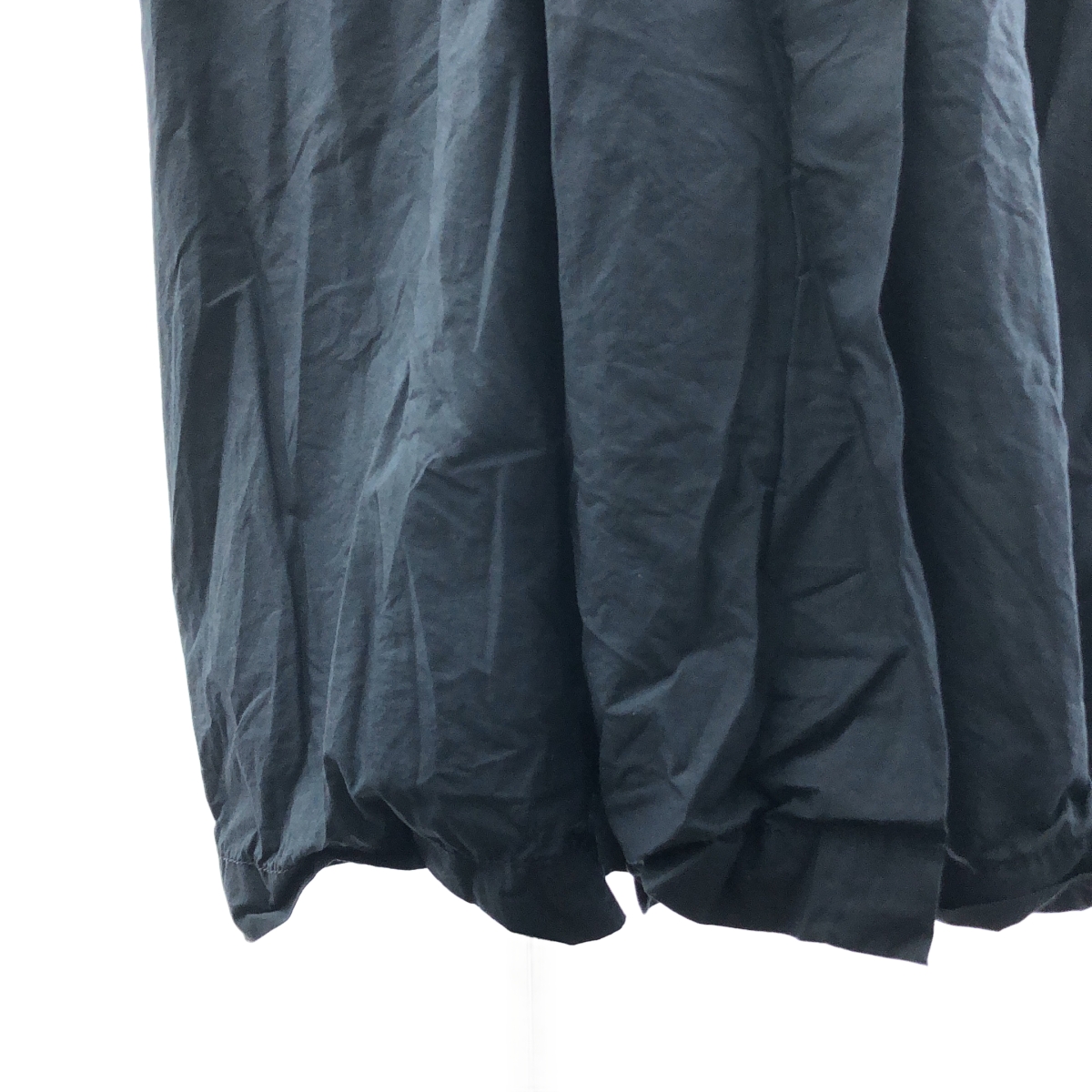 tricot COMME des GARCONS / トリココムデギャルソン 製品染め ドローストリング ギャザー ボリューム ポケット付き ワンピース