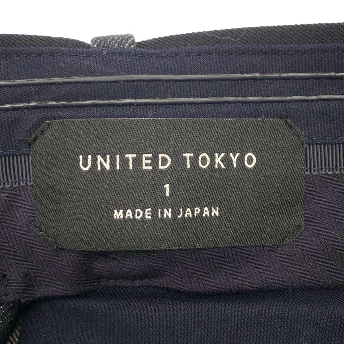 UNITED TOKYO / ユナイテッドトウキョウ ハイカウントウール デニム パネル パンツ