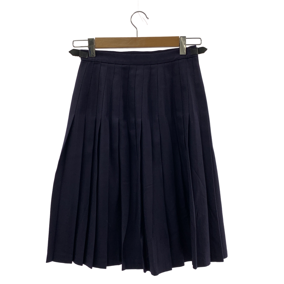 O'NEIL OF DUBLIN / オニールオブダブリン レザーベルト プリーツ ラップ キルトスカート