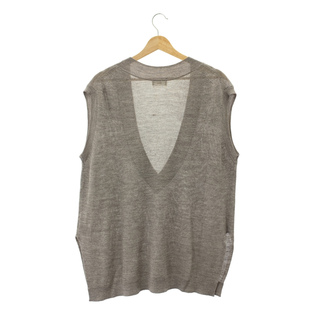 IENA / イエナ 片畦Vネックベスト