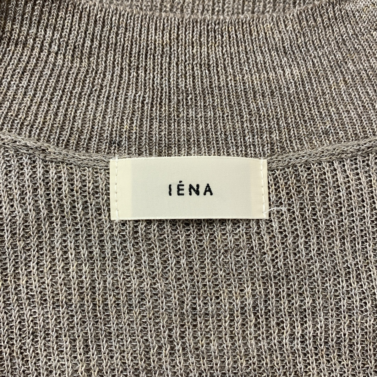 IENA / イエナ 片畦Vネックベスト