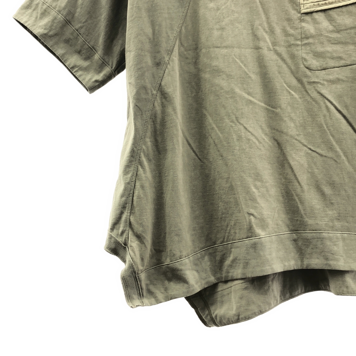 ziggy chen / ジギーチェン Henley Neck T-Shirt / オーバーシルエット ヘンリーネック Tシャツ カットソー