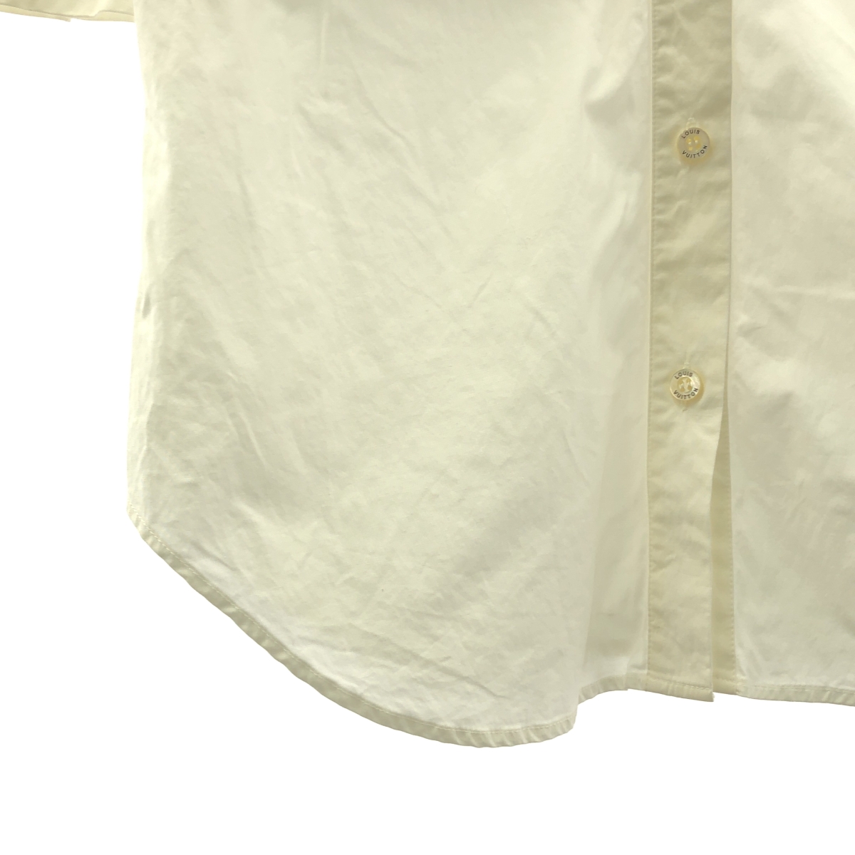Louis Vuitton / ルイヴィトン コットン フロントギャザー 半袖ブラウス
