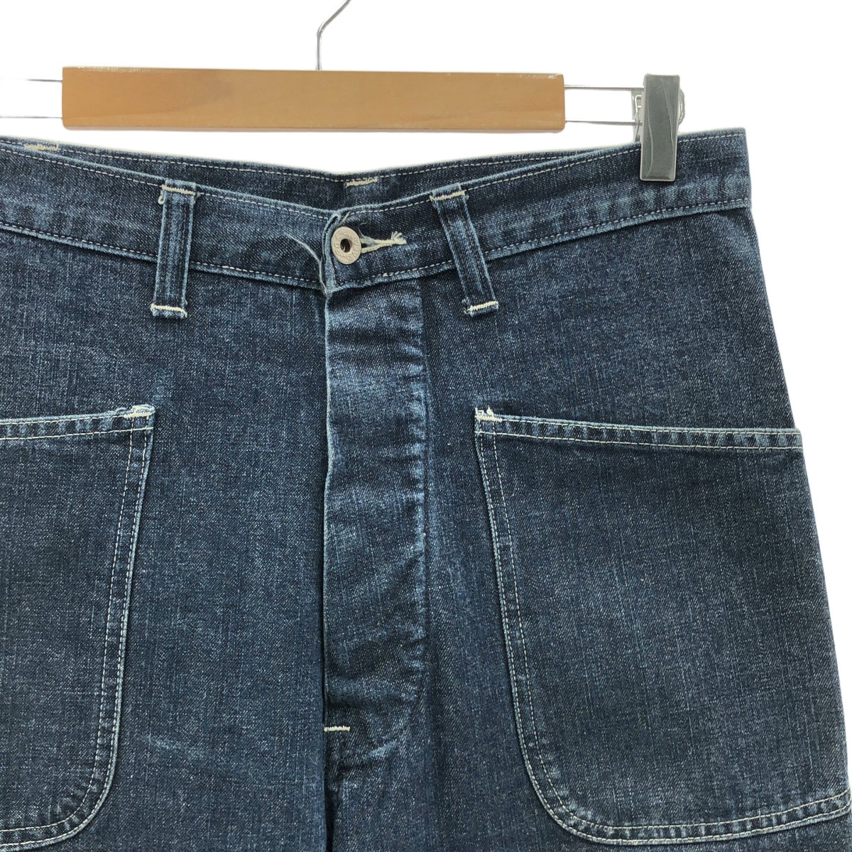 POST O'ALLS / ポストオーバーオールズ アーミー デニムパンツ