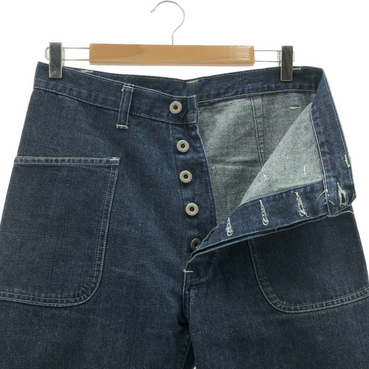 POST O'ALLS / ポストオーバーオールズ アーミー デニムパンツ