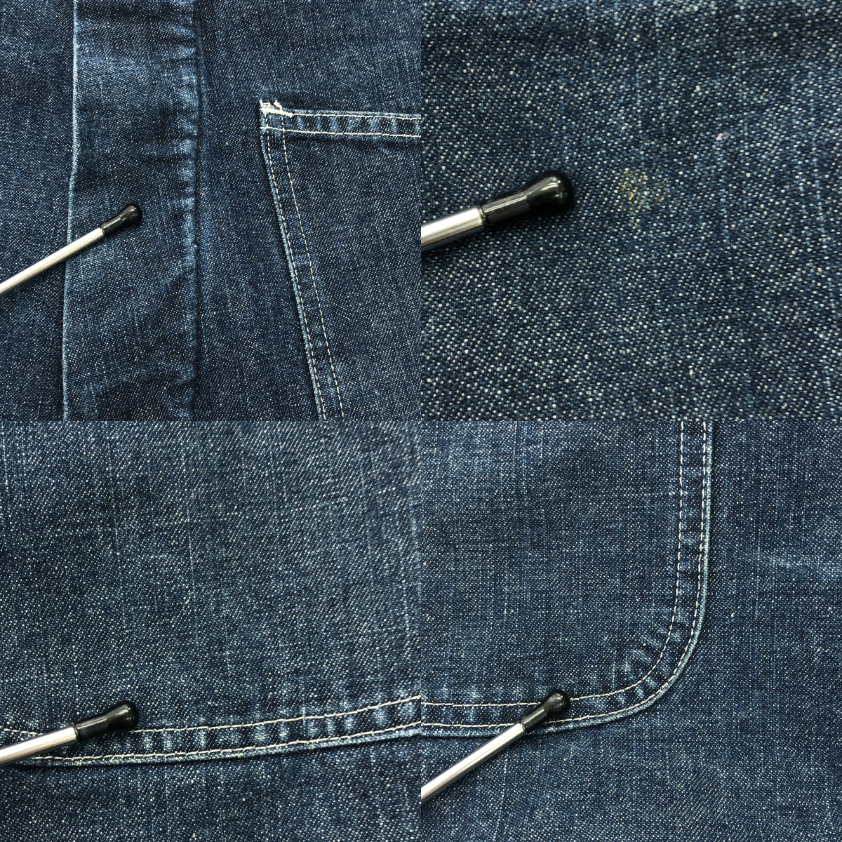 POST O'ALLS / ポストオーバーオールズ アーミー デニムパンツ