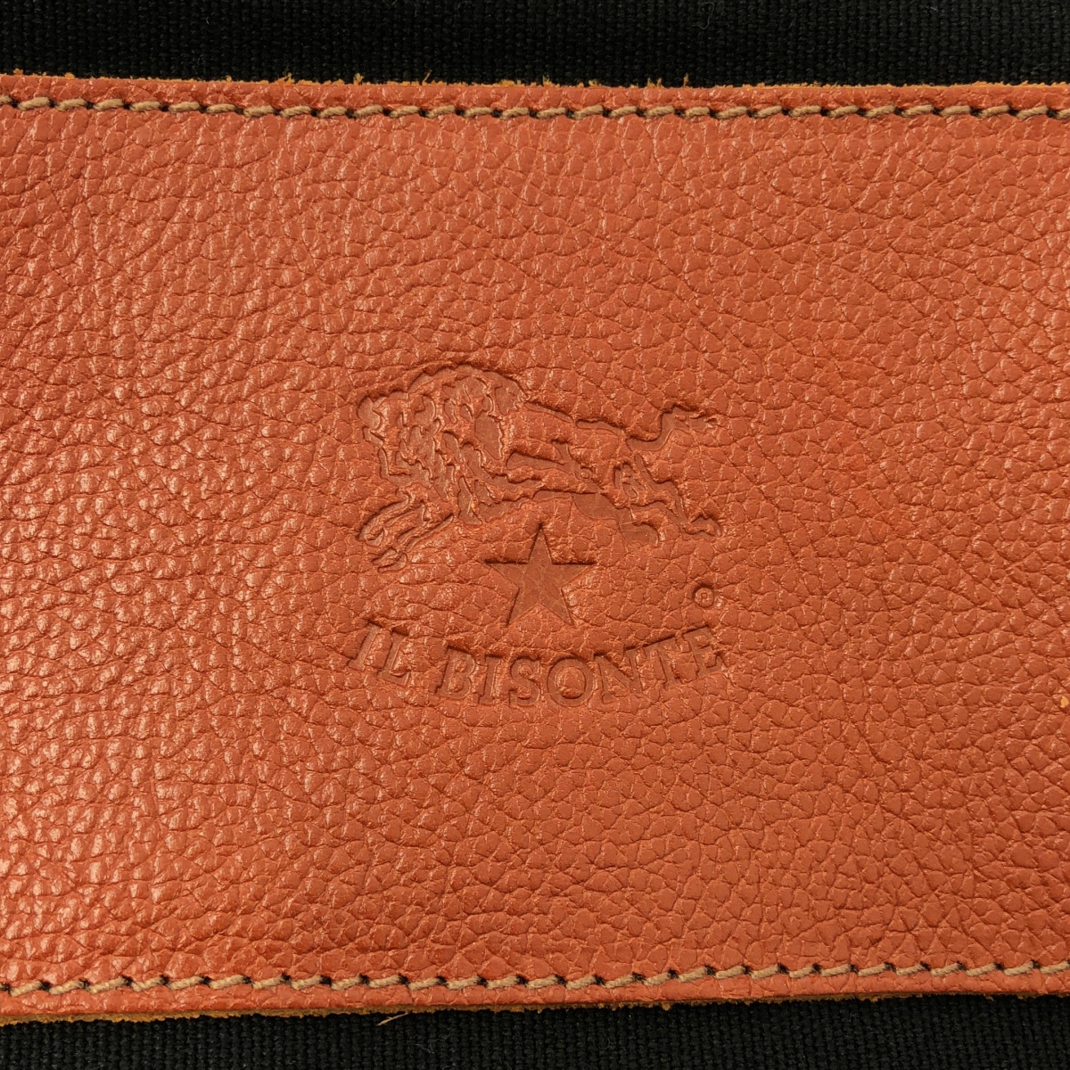 IL BISONTE / イルビゾンテ キャンバス ボストンバッグ