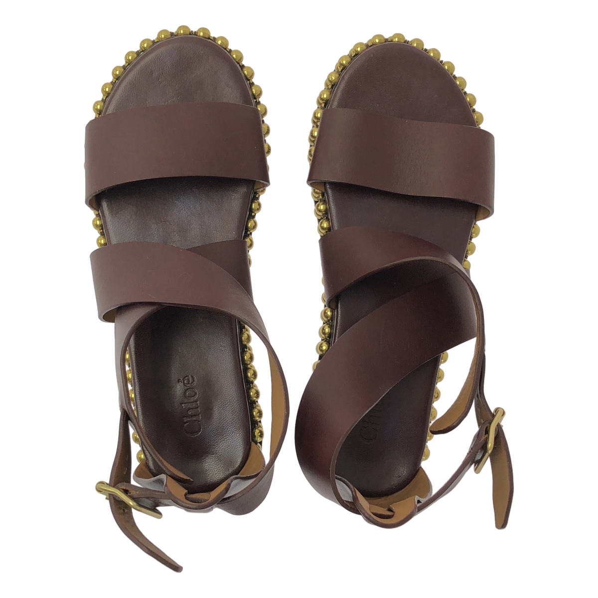 Chloe / クロエ スタッズ ストラップ サンダル
