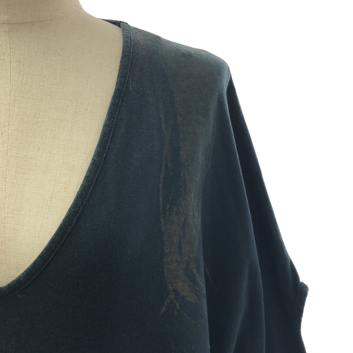 MM6 Maison Martin Margiela / エムエムシックスメゾンマルタンマルジェラ コットン Vネック ワンピース