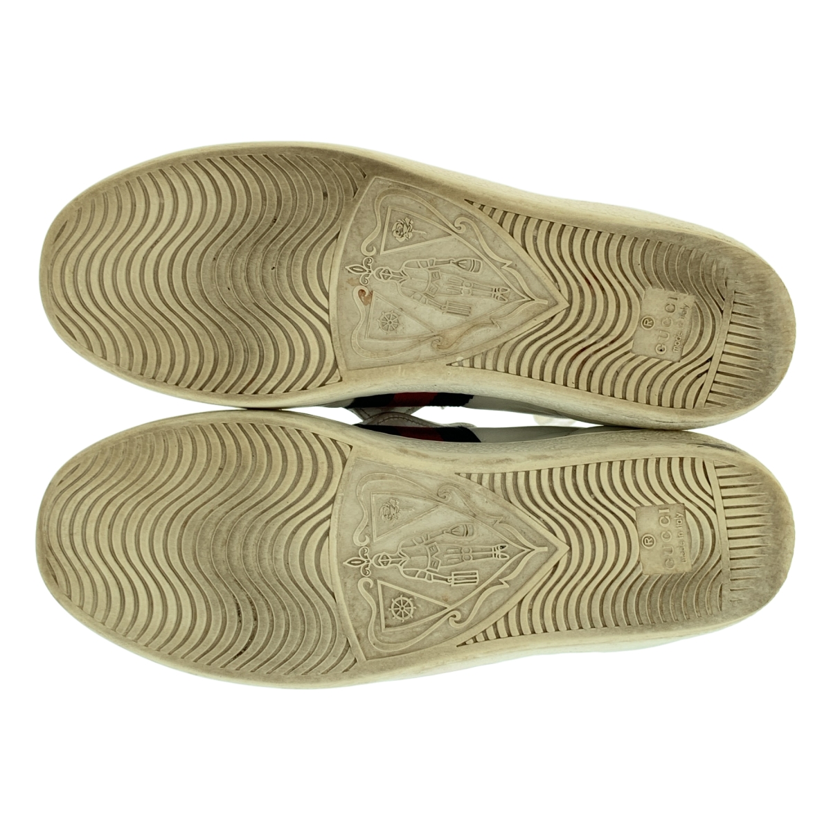 GUCCI / グッチ ACE エース キャットパッチ レザースニーカー