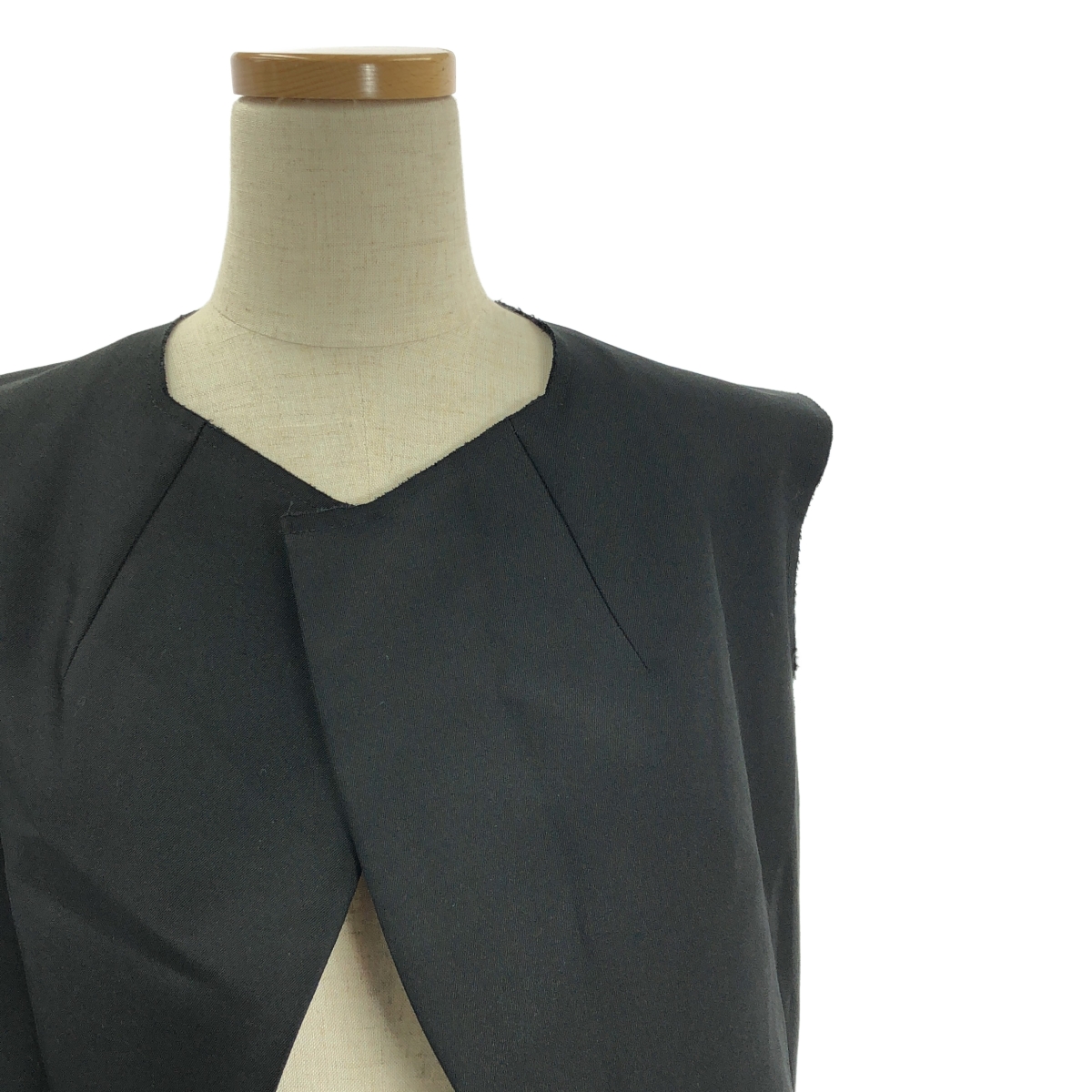 COMME des GARCONS / コムデギャルソン パッデッドデザイン ウールシルク 変形 ベスト