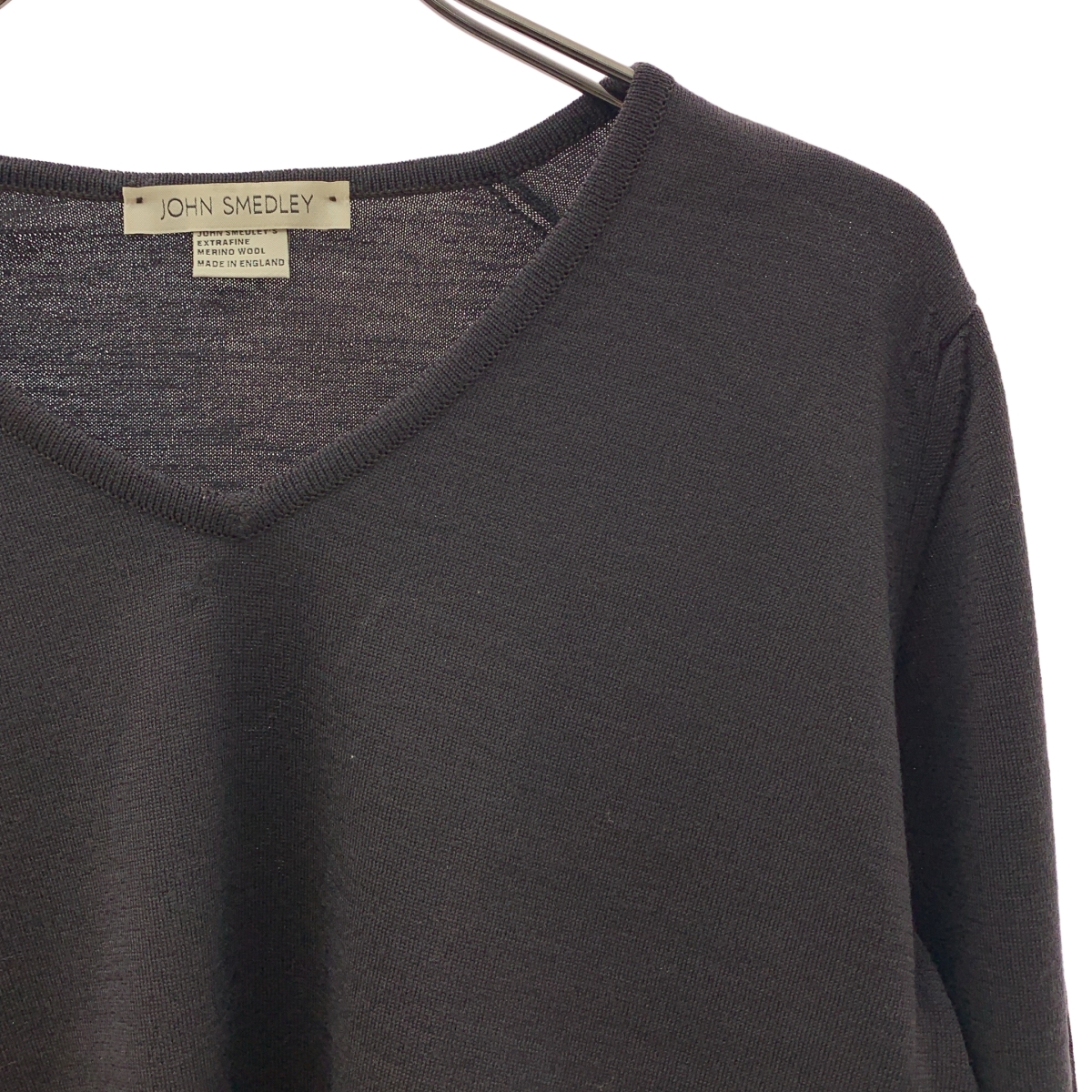 JOHN SMEDLEY / ジョンスメドレー ウール Vネック ニット