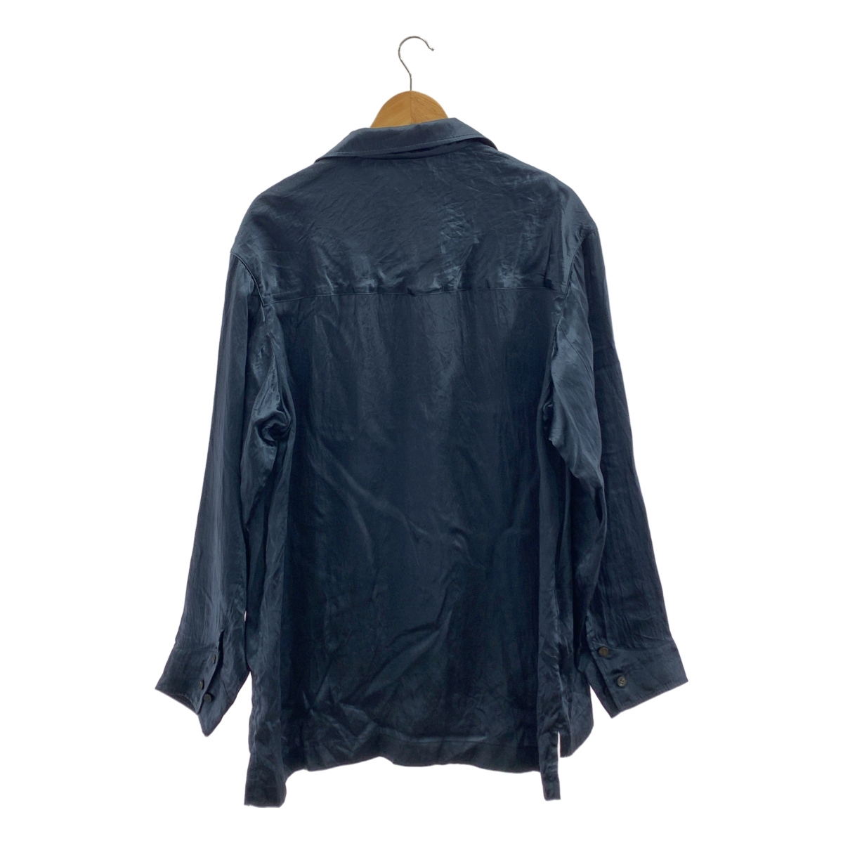 TANAKA / タナカ WORK SHIRT サテン オープンカラー ワークシャツ