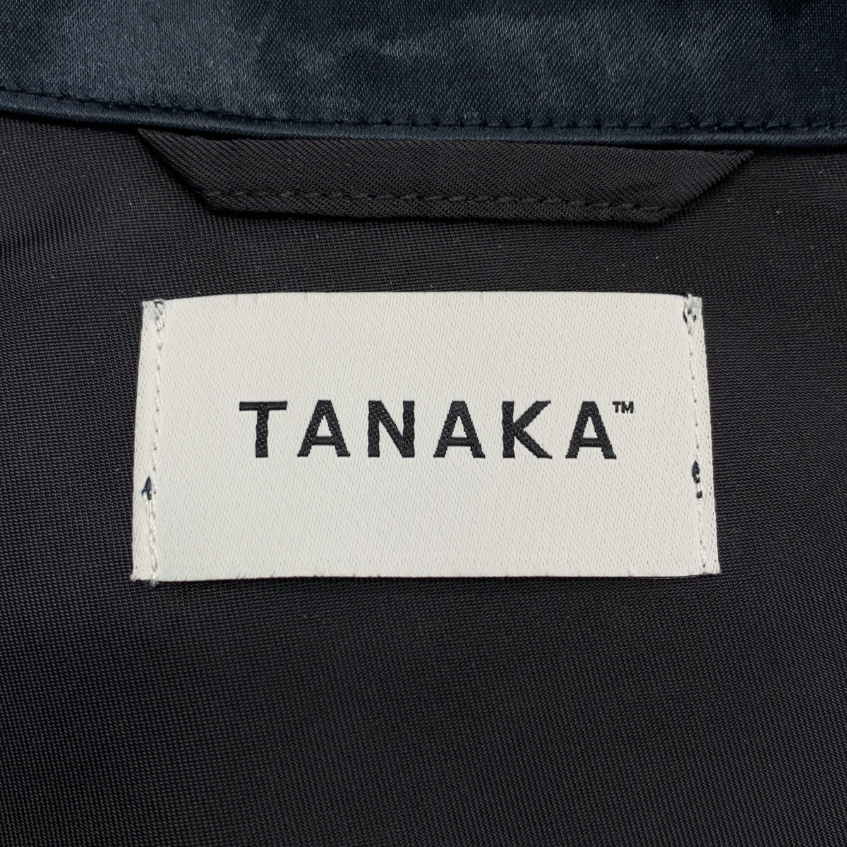 TANAKA / タナカ WORK SHIRT サテン オープンカラー ワークシャツ