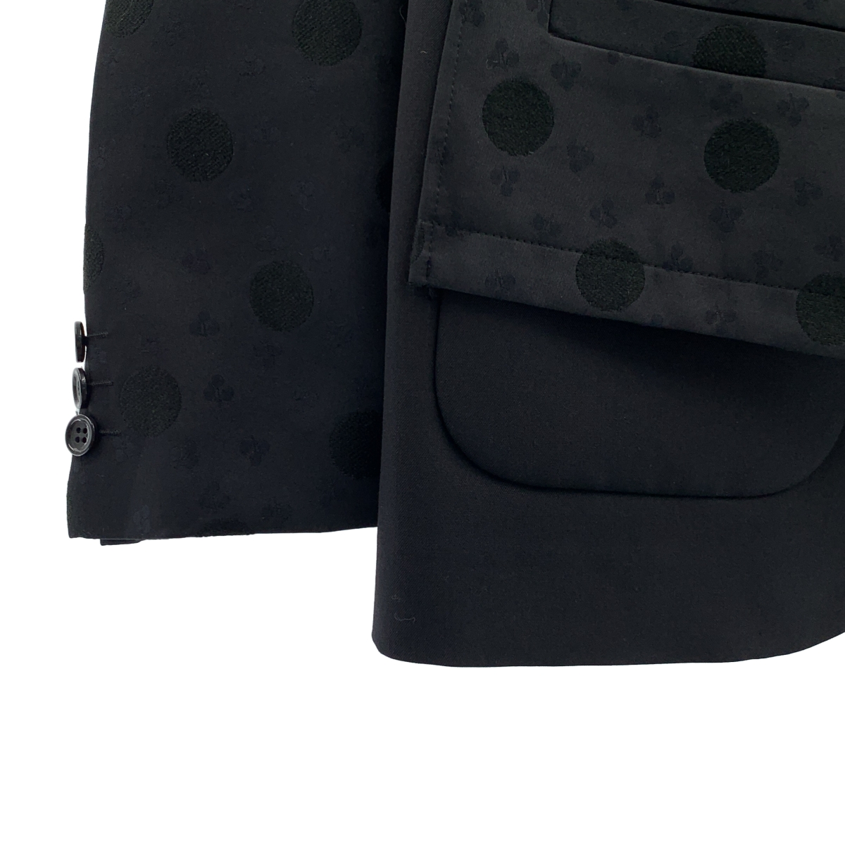 tricot COMME des GARCONS / トリココムデギャルソン ドット レイヤード テーラードジャケット