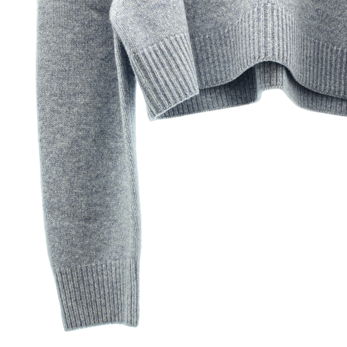 ENFOLD / エンフォルド WIDE-SHOULDER CROPPED PULLOVER ウール ワイドショルダー クロップドニット