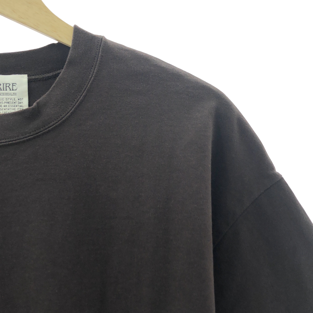 INSCRIRE / アンスクリア オーバーシルエット クルーネック Tシャツ カットソー