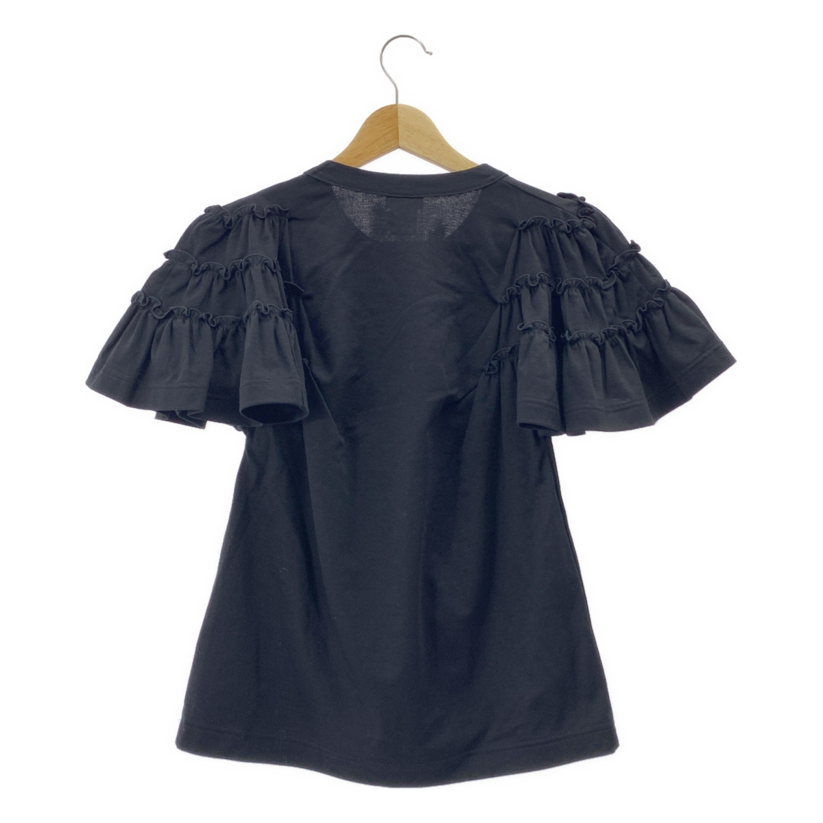 noir kei ninomiya / ノワールケイニノミヤ フリルフレアスリーブ コットン カットソー