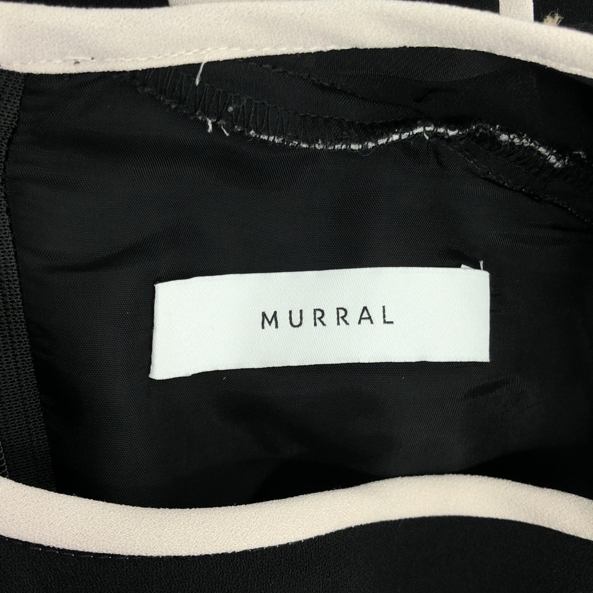 MURRAL / ミューラル framed flower dress 刺しゅう フラワー ドレス ワンピース