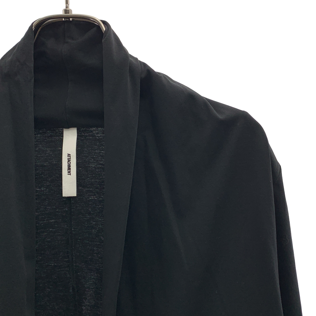 ATTACHMENT / アタッチメント コットン ストレッチ カラーレス カーディガン