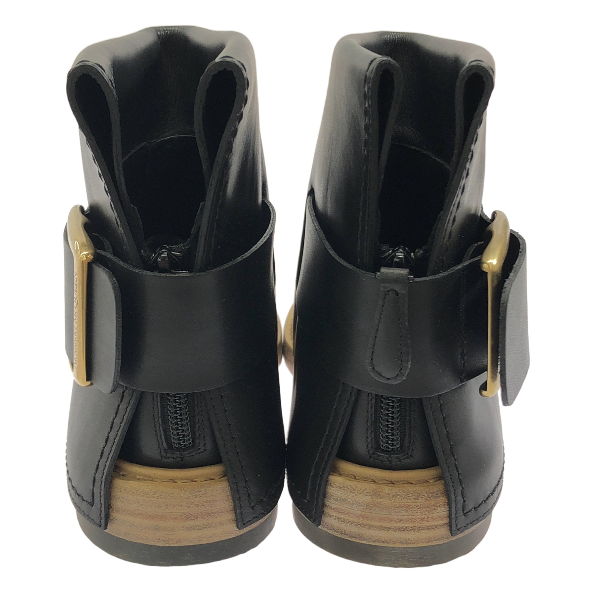 ALEXANDER MCQUEEN / アレキサンダーマックイーン LEATHER BIKER BOOTS レザー バイカーブーツ