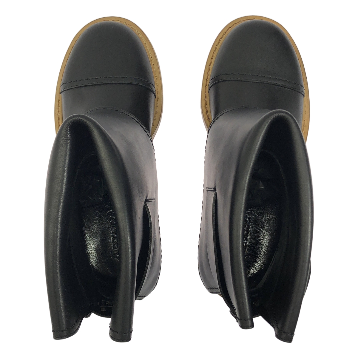 ALEXANDER MCQUEEN / アレキサンダーマックイーン LEATHER BIKER BOOTS レザー バイカーブーツ