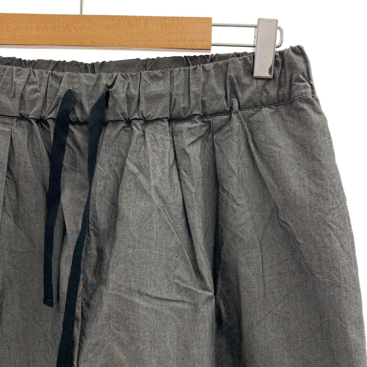 Gauze# / ガーゼ コットン 2タック ワイドイージーパンツ