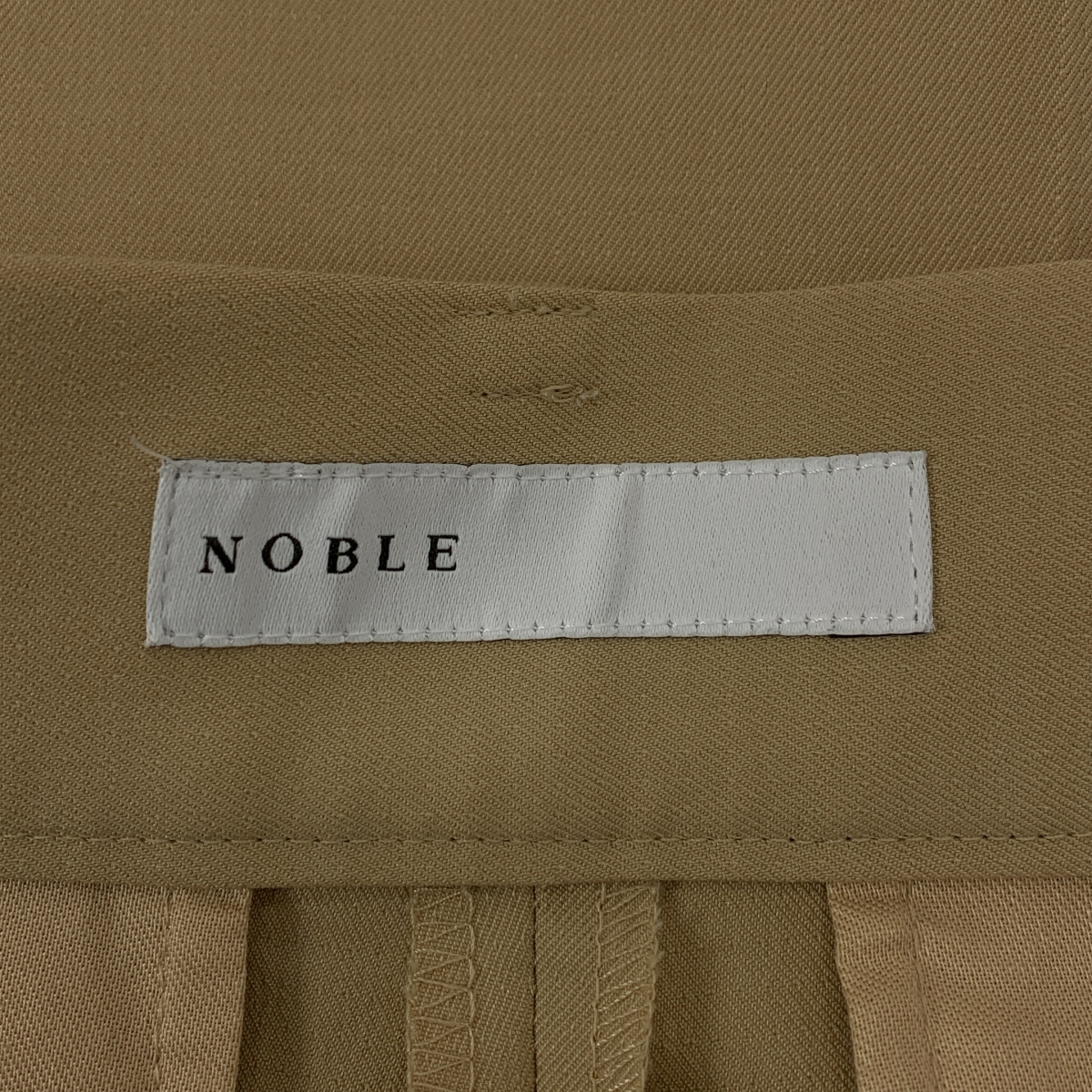 NOBLE / ノーブル エステルツイルストレッチスラックスパンツ