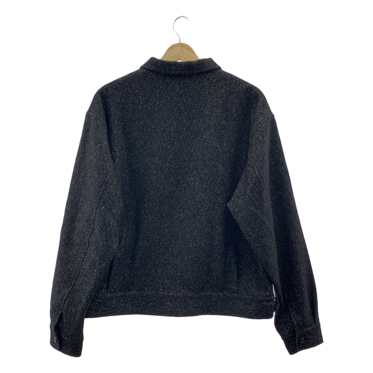 URU / ウル ZIP UP BLOUSON ウール シルク混 ジップアップ ブルゾン ジャケット