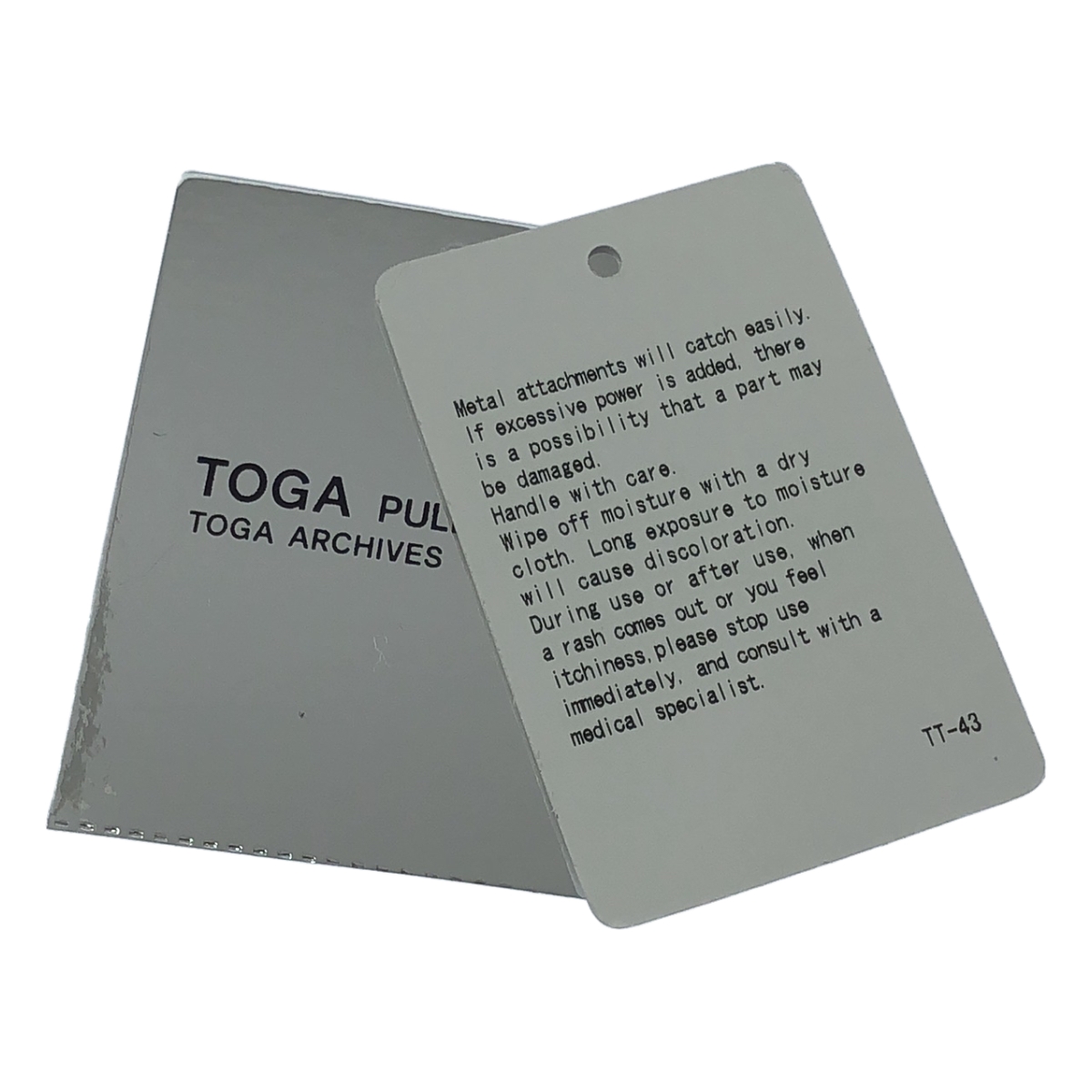 TOGA PULLA / トーガプルラ ホースヘア フリンジピアス イヤリング