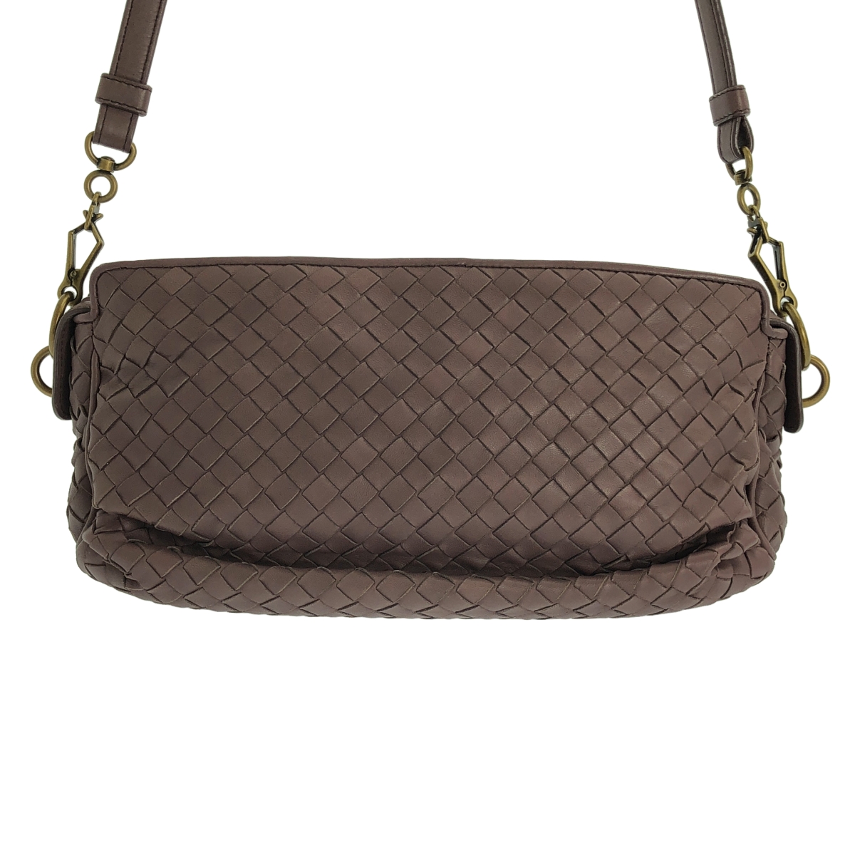 BOTTEGA VENETA / ボッテガヴェネタ イントレチャート レザー ショルダーバッグ / 192661