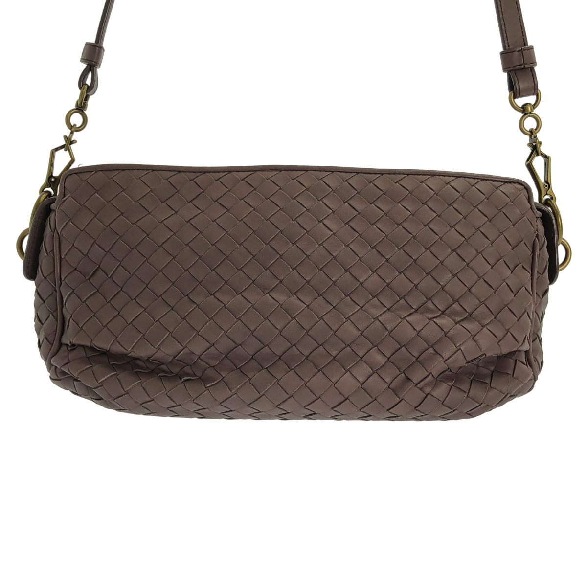 BOTTEGA VENETA / ボッテガヴェネタ イントレチャート レザー ショルダーバッグ / 192661