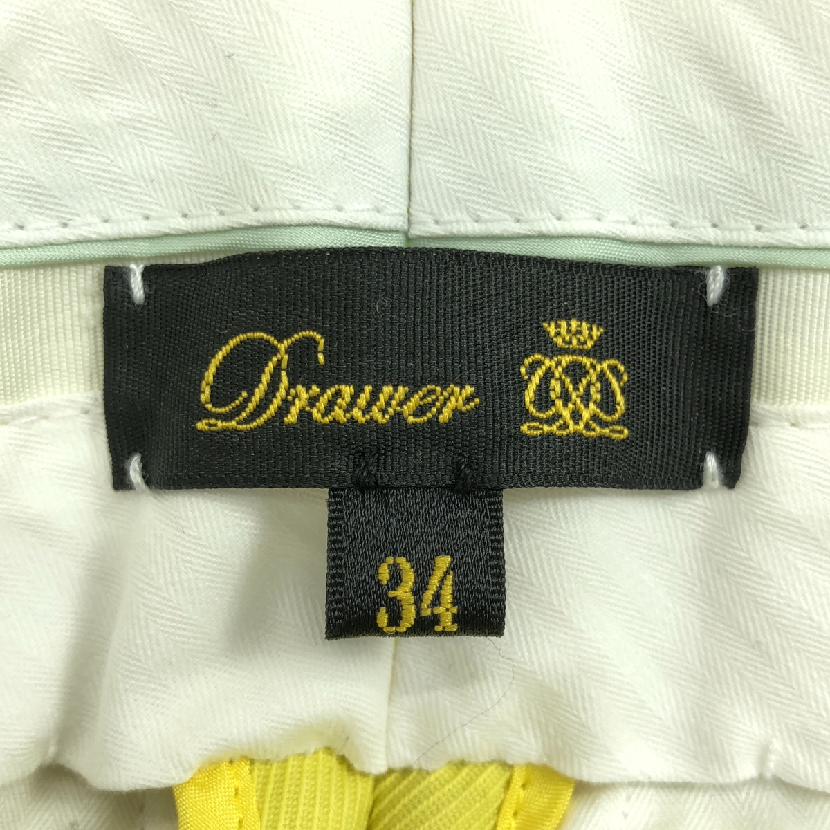 Drawer / ドゥロワー コットンツイルスリムパンツ