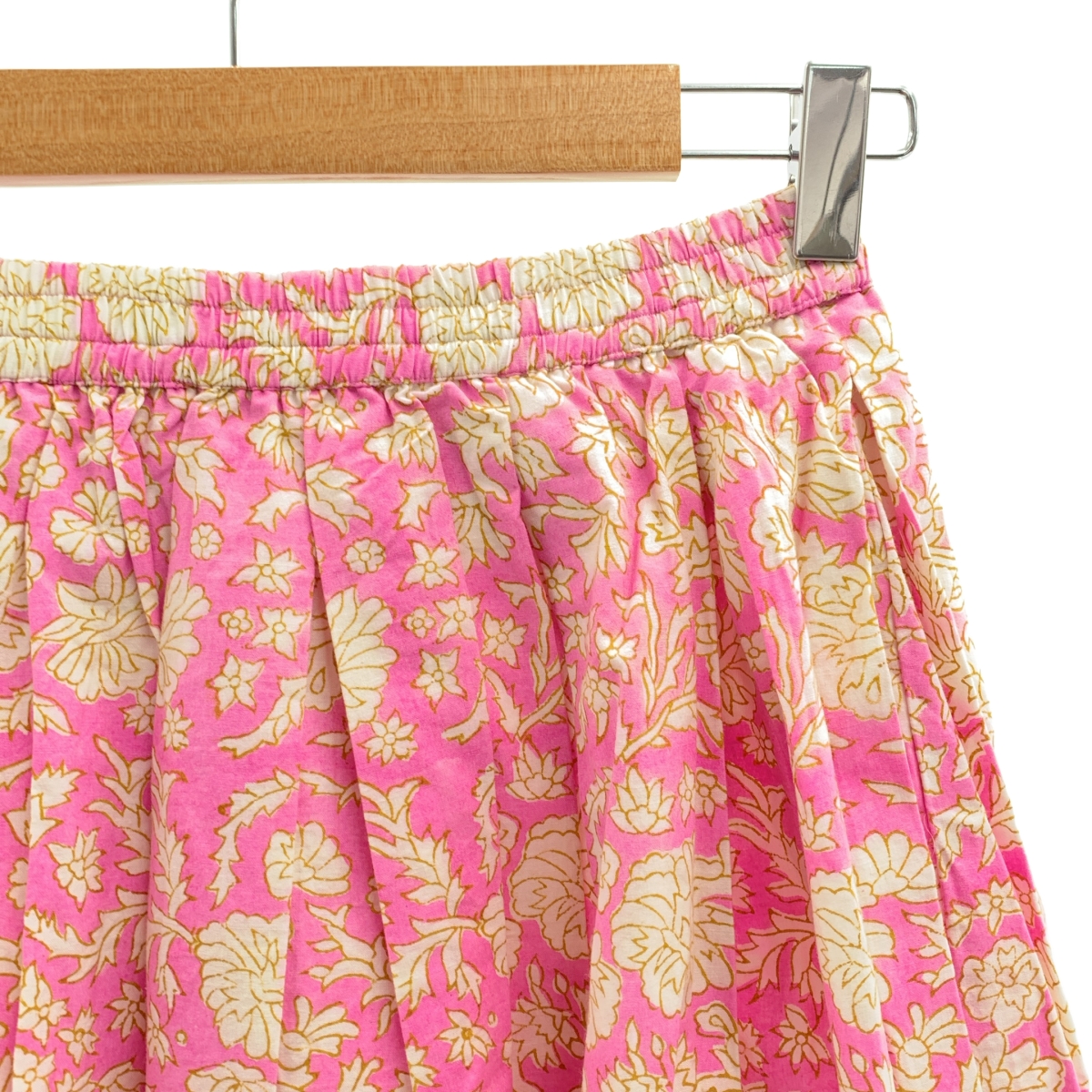 SZ Blockprints / エスゼットブロックプリント × Ron Herman / ロンハーマン Nila Print Skirt / 総柄 フラワー ウエストゴム ボリューム スカート