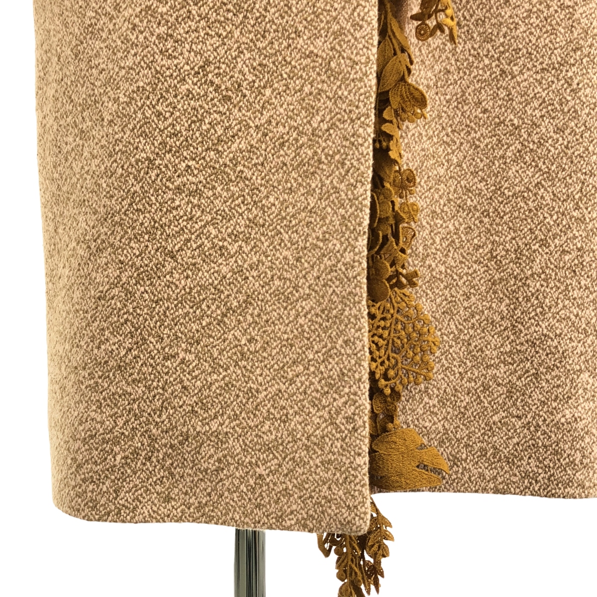 mina perhonen / ミナペルホネン forest parade レースデザイン ウール ロング コート