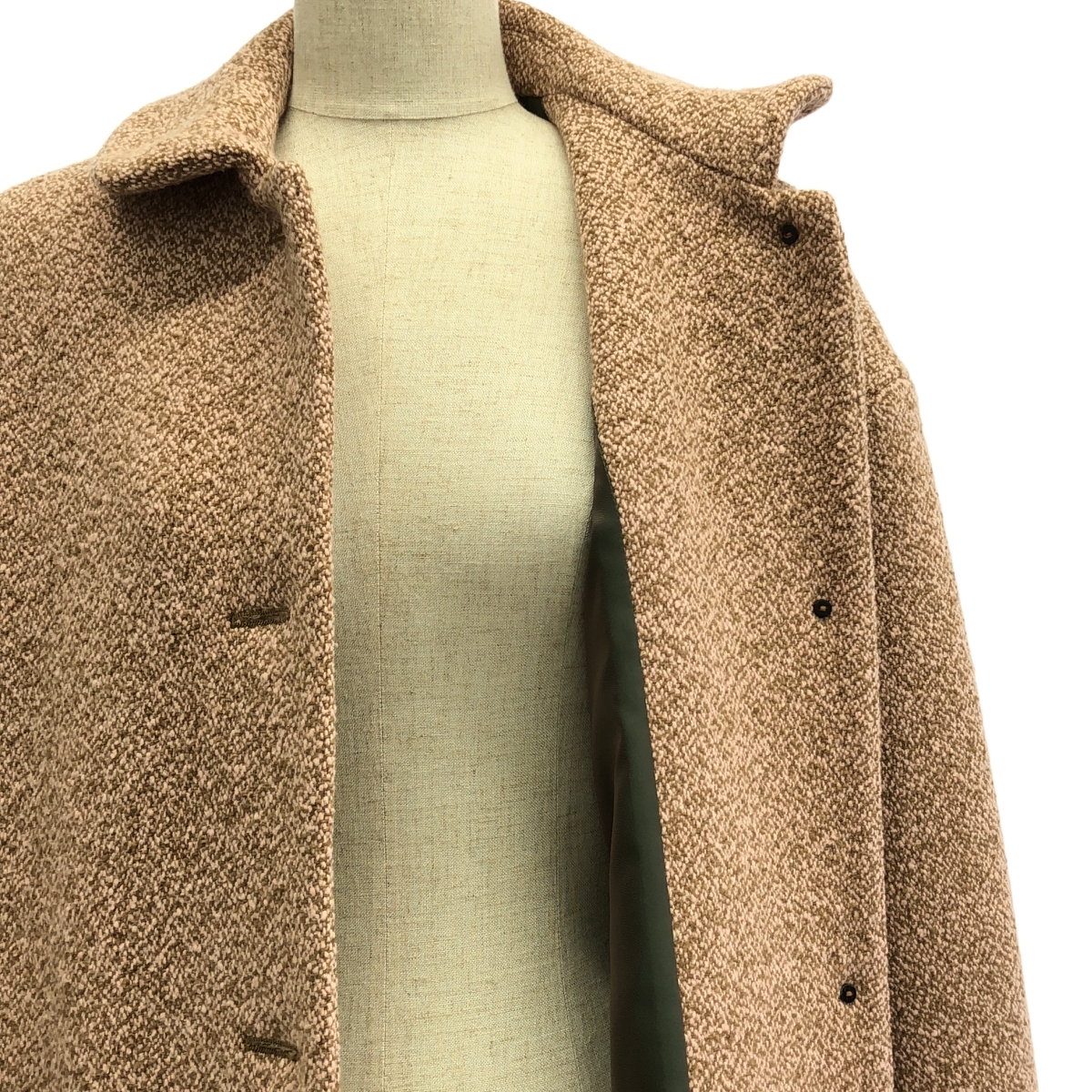 mina perhonen / ミナペルホネン forest parade レースデザイン ウール ロング コート