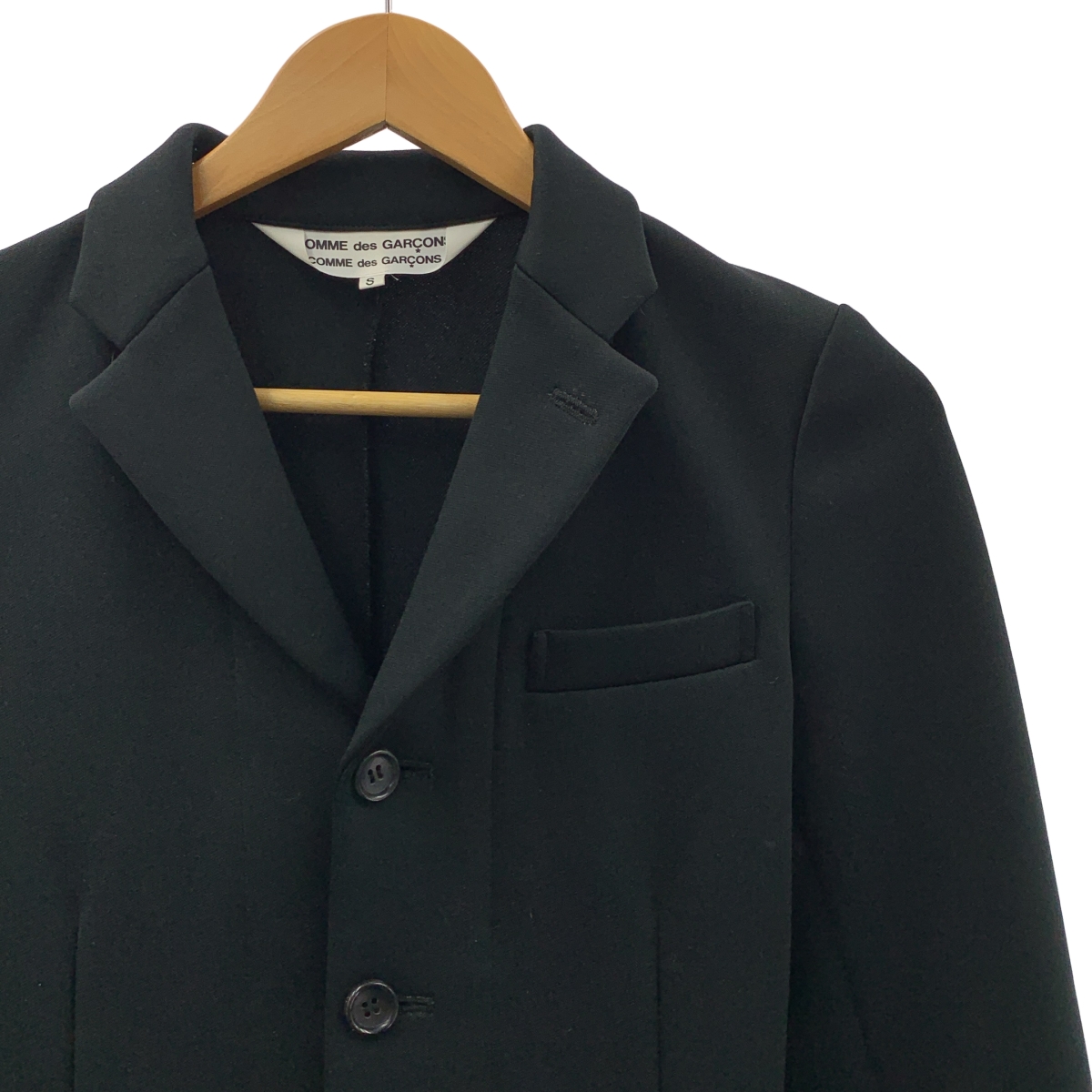 COMME des GARCONS COMME des GARCONS / コムコム ポリエステル 変形 インサイドアウト テーラードジャケット