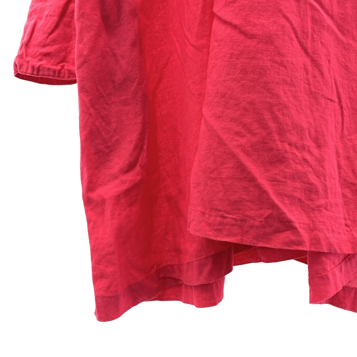 nest robe / ネストローブ LINEN NO COLLAR MIDDLE L/S SHIRT リネン シャツ