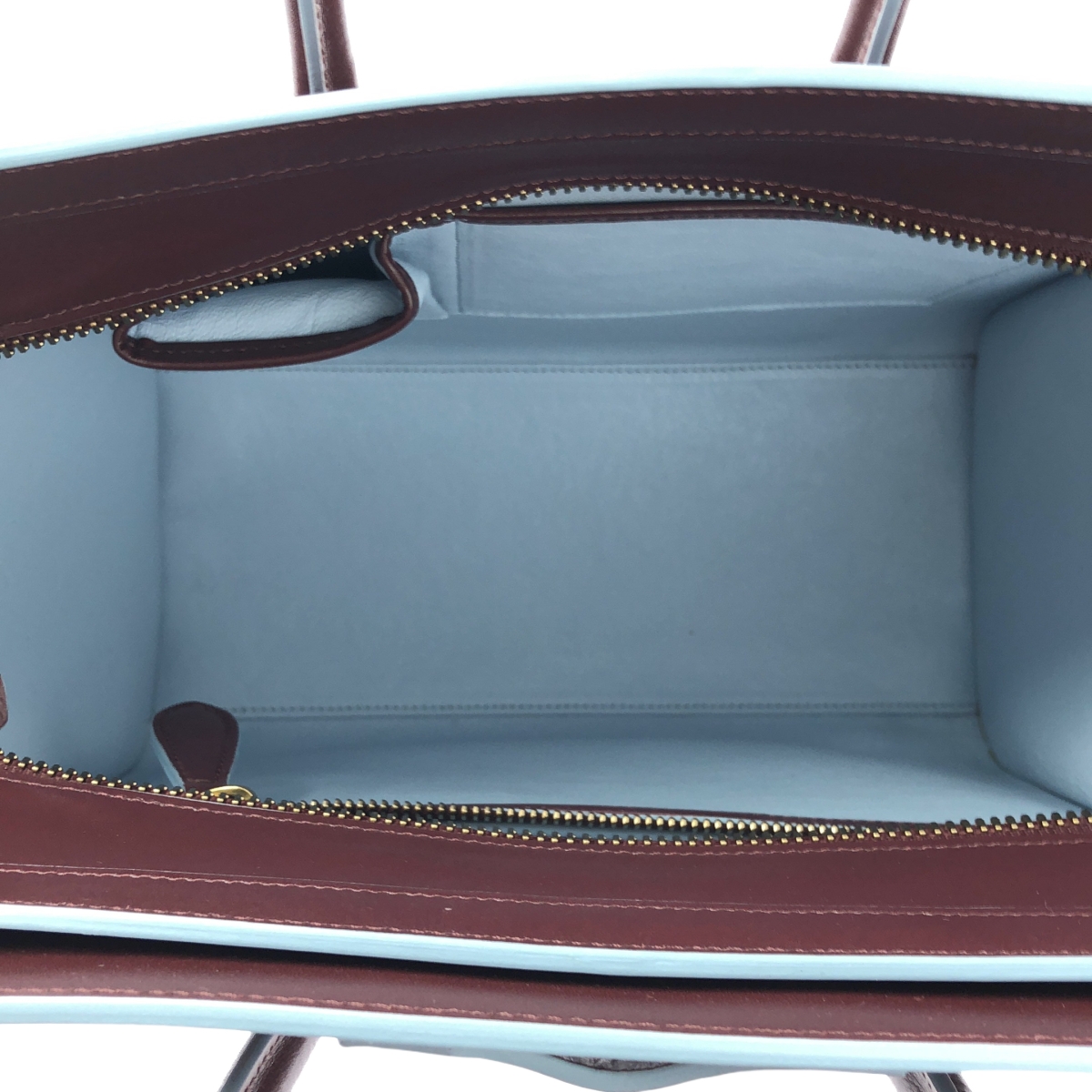 CELINE / セリーヌ by Phoebe Philo フィービー / マイクロ バイカラー ラゲージ ハンドバッグ