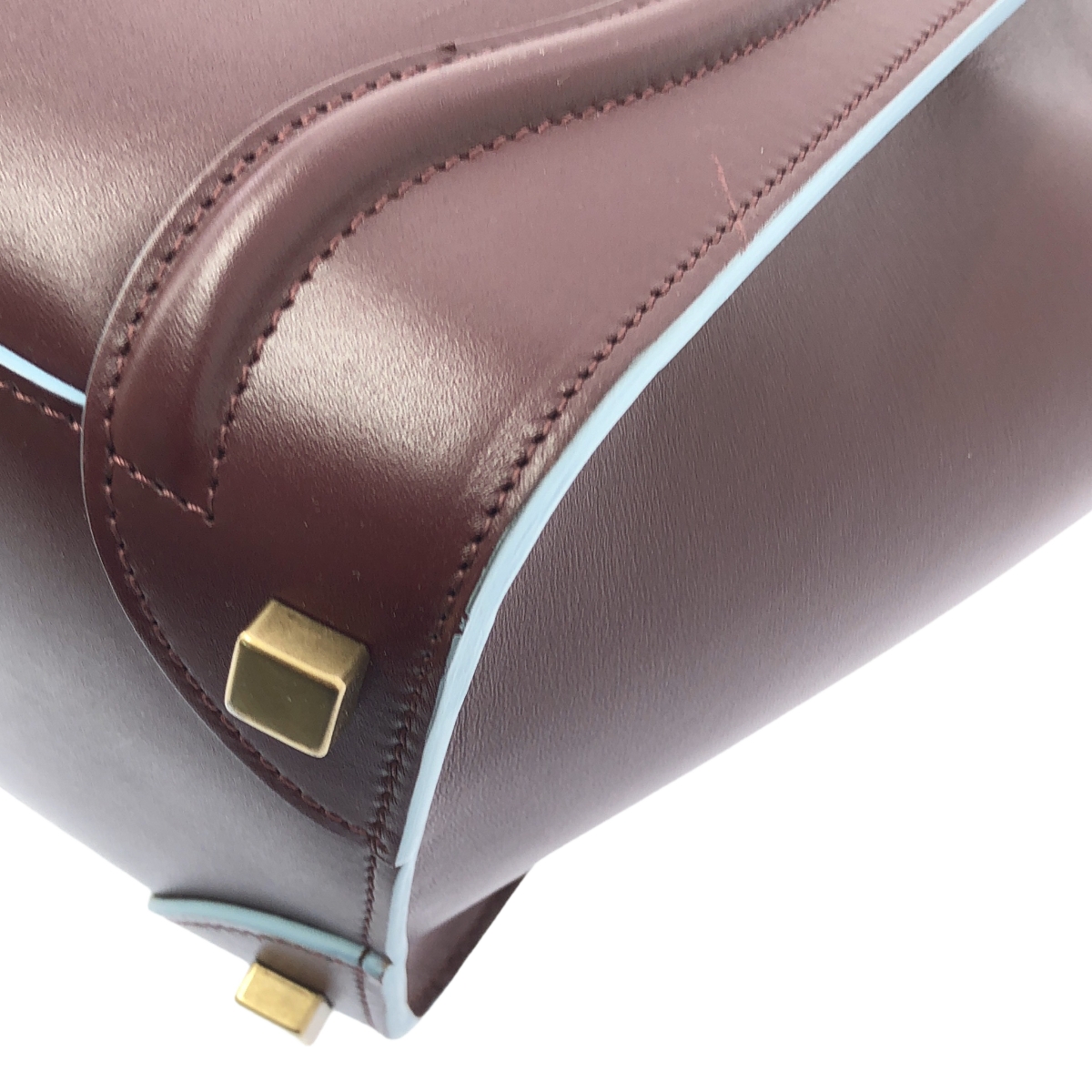CELINE / セリーヌ by Phoebe Philo フィービー / マイクロ バイカラー ラゲージ ハンドバッグ