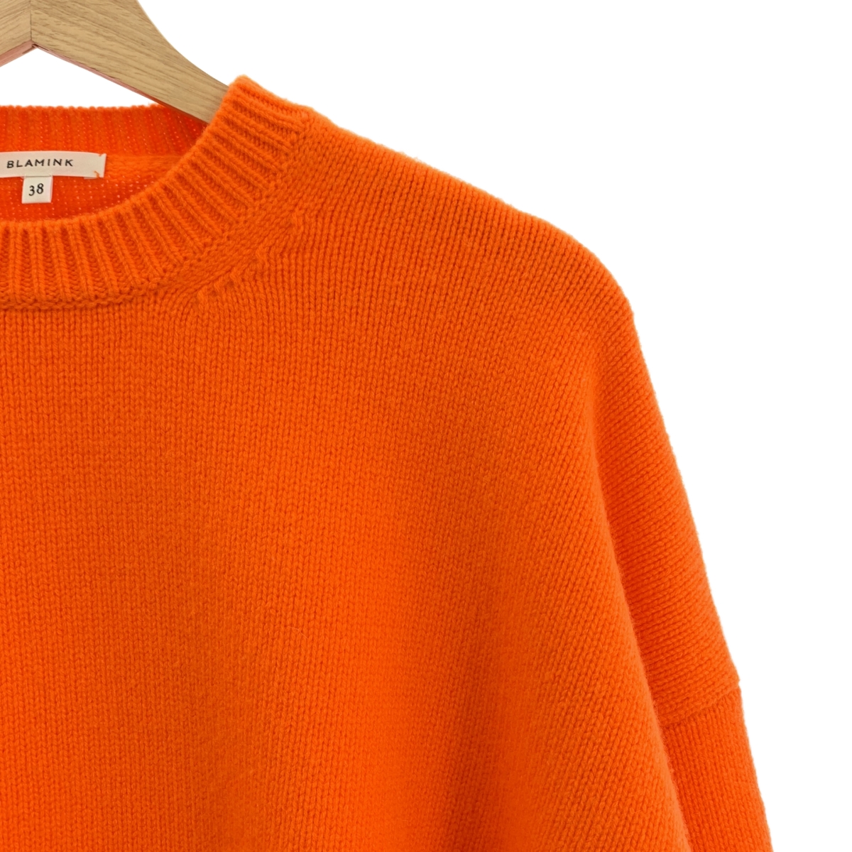 BLAMINK / ブラミンク ウール カシミア 5G クルーネック プルオーバー ニット