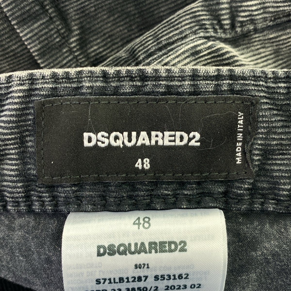 DSQUARED2 / ディースクエアード NERO コーデュロイ パンツ