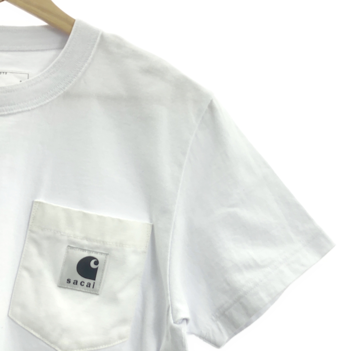 sacai / サカイ × carhartt WIP / カーハート ロゴ ポケット Tシャツ カットソー