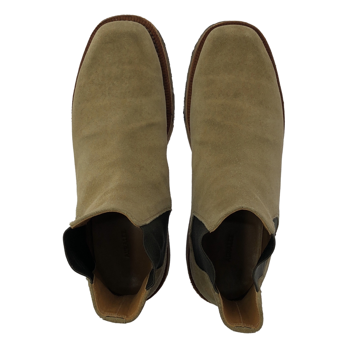 AURALEE / オーラリー SUEDE SQUARE BOOTS MADE BY FOOT THE COACHER スエード スクエア ブーツ フットザコーチャー