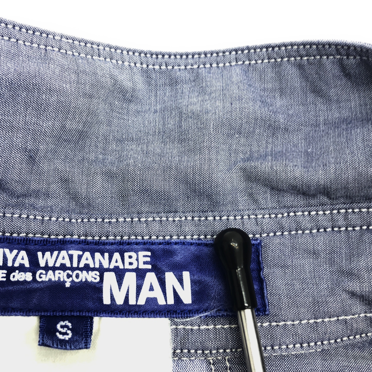 JUNYA WATANABE COMME des GARCONS MAN / ジュンヤワタナベコムデギャルソンマン 異素材切替 コットン ボタンダウンシャツ