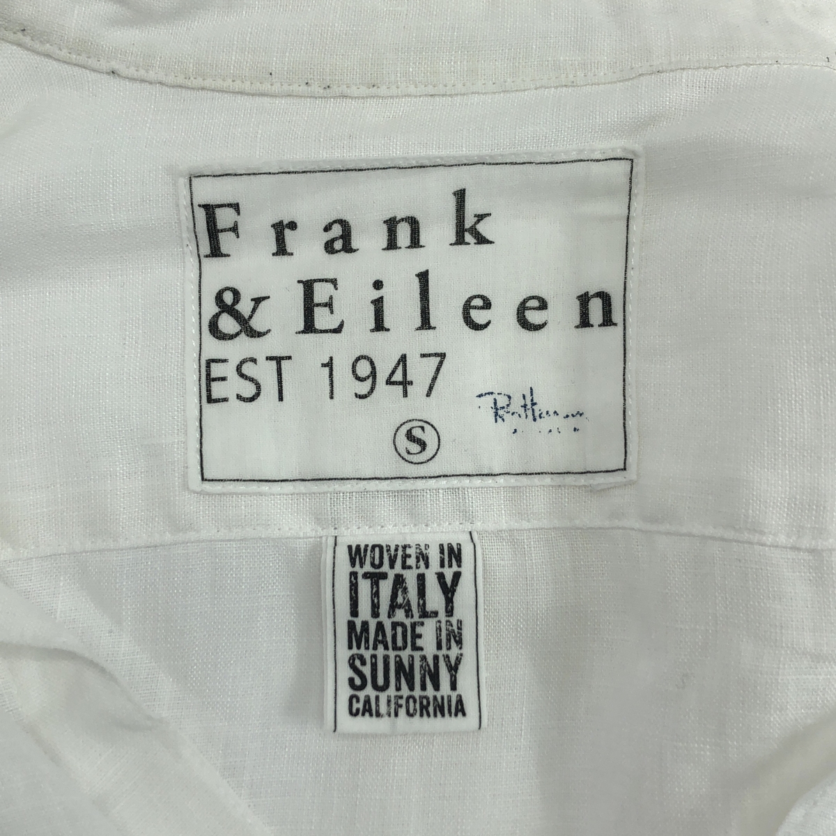 Frank&Eileen / フランクアンドアイリーン × Ron Herman / ロンハーマン リネン シャツ ブラウス