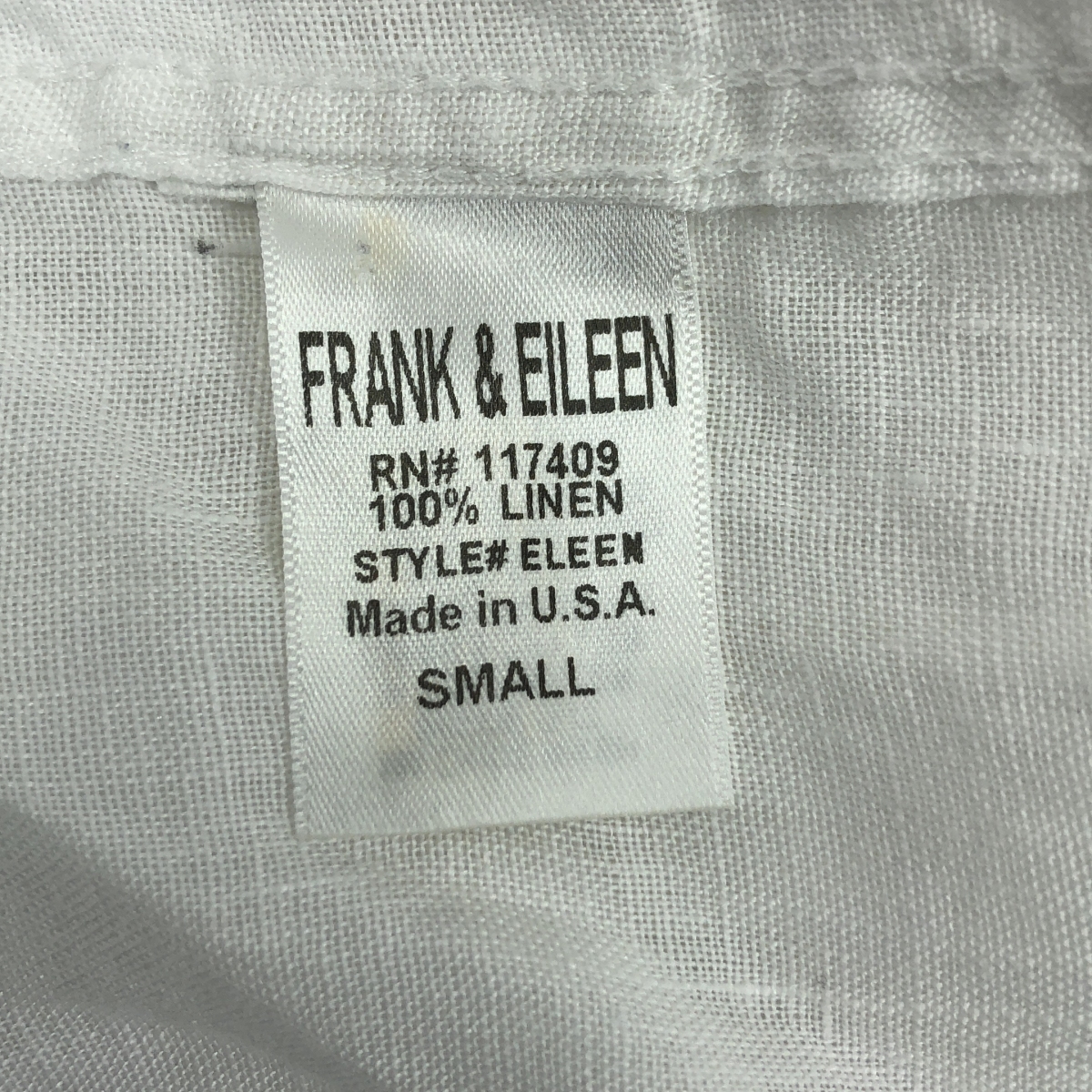 Frank&Eileen / フランクアンドアイリーン × Ron Herman / ロンハーマン リネン シャツ ブラウス